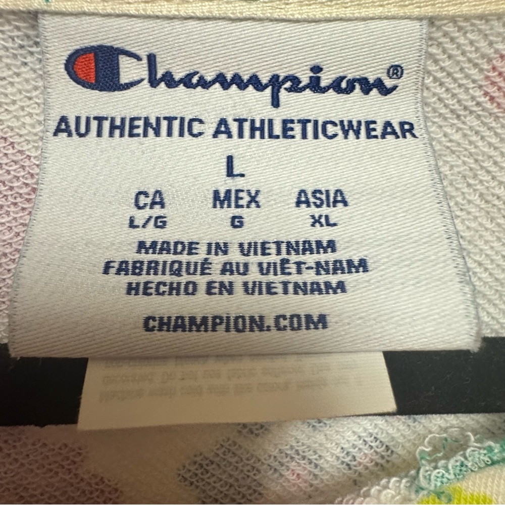 Champion Cropped Floral Crewneck Sweatshirt - Picture 3 of 8